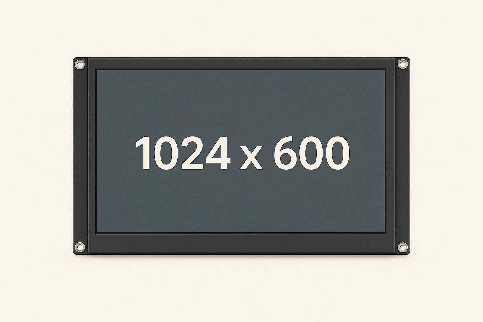 BOE京东方7寸液晶屏GV070WSM-N10_1024×600分辨率工业显示屏 cover image