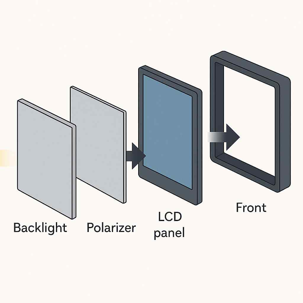 TFT工业液晶屏背光怎么拆？液晶显示屏拆解 cover image