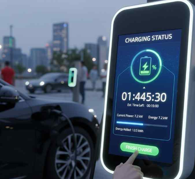 京东方21.5寸液晶屏GV215FHM-N10模组在移动充电桩中场景应用场景选型解决方案 cover image